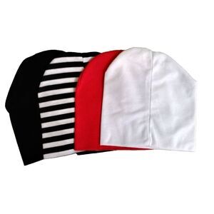 Lot of 4 Baby Infant Hats Beanies